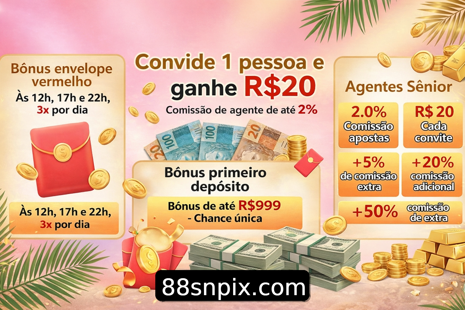 Banner do Bônus do Casino 88sn